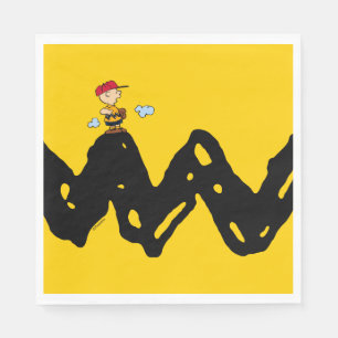 Peanuts   Charlie Brown Honkbal Servet