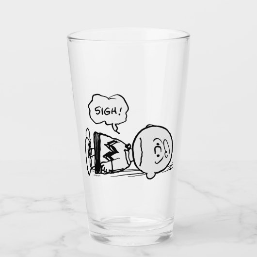 Peanuts | Charlie Brown is Down Glas (Voorkant)