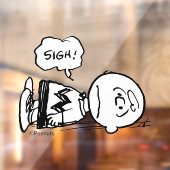 Peanuts | Charlie Brown is Down Raamsticker (Vel 2)