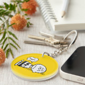 Peanuts | Charlie Brown is Down Sleutelhanger (Voorkant Rechts)