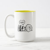 Peanuts | Charlie Brown is Down Tweekleurige Koffiemok (Links)