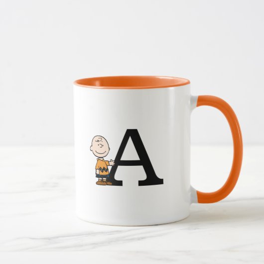 Peanuts | Charlie Brown Monogram A Mok (Rechts)