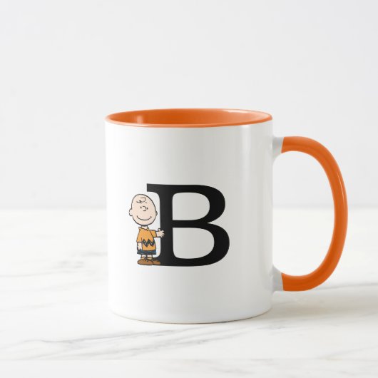 Peanuts | Charlie Brown Monogram B Mok (Rechts)