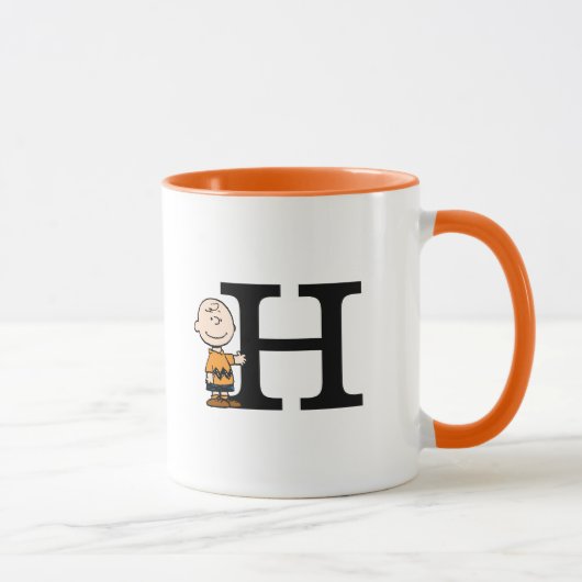 Peanuts | Charlie Brown Monogram H Mok (Rechts)