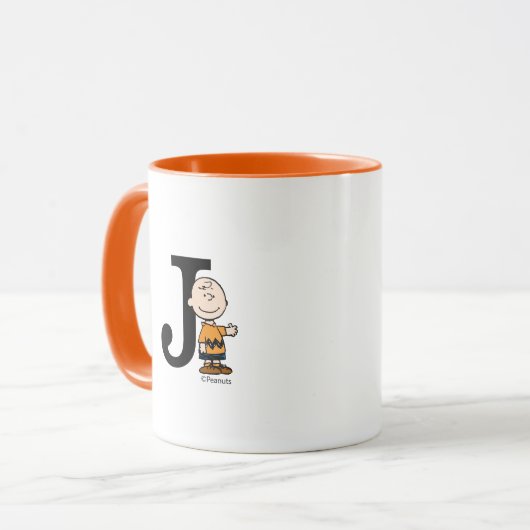 Peanuts | Charlie Brown Monogram J Mok (Voorkant links)