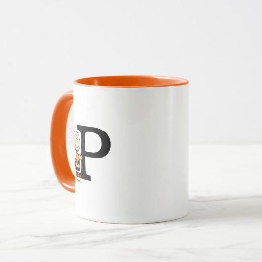 Peanuts | Charlie Brown Monogram P Mok (Voorkant links)