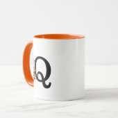 Peanuts | Charlie Brown Monogram Q Mok (Voorkant links)
