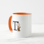 Peanuts | Charlie Brown Monogram T Mok (Voorkant links)