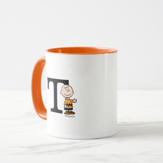 Peanuts | Charlie Brown Monogram T Mok (Voorkant links)