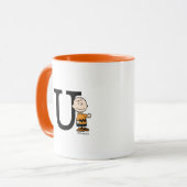 Peanuts | Charlie Brown Monogram U Mok (Voorkant links)