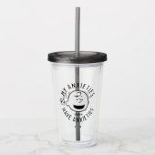 Peanuts | Charlie Brown Nervous Since 1950 Acryl Drinkbeker (Voorkant)