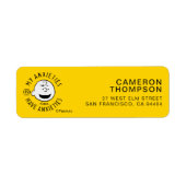Peanuts | Charlie Brown Nervous Since 1950 Etiket (Voorkant)