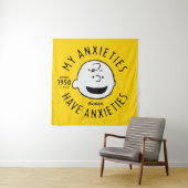 Peanuts | Charlie Brown Nervous Since 1950 Wandkleed (In situ)