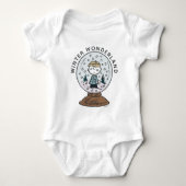 Peanuts | Charlie Brown Snow Wereldbol Romper (Voorkant)