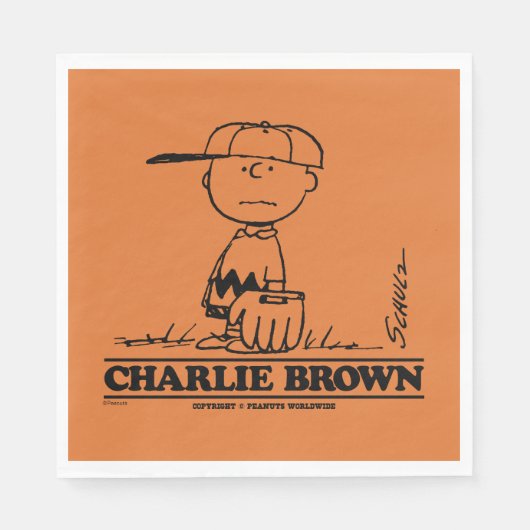 Peanuts | Charlie Brown Speelbal Servet (Voorkant)