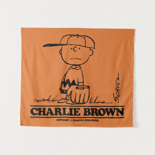 Peanuts | Charlie Brown Speelbal Wandkleed (Voorkant (horizontaal))