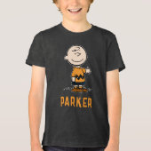 Peanuts | Charlie Brown Tri-Blend Shirt (Voorkant)
