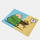 Peanuts | Charlie Brown & Woodstock Half & Half Deurmat (Schuin)