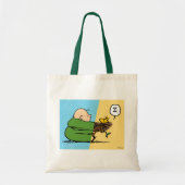 Peanuts | Charlie Brown & Woodstock Half & Half Tote Bag (Voorkant)