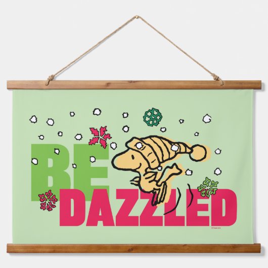 Peanuts | Christmas Woodstock Be Dazzled Hangend Wandkleed (Voorkant)