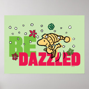 Peanuts   Christmas Woodstock Be Dazzled Poster