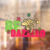 Peanuts | Christmas Woodstock Be Dazzled Raamsticker (Vel 2)