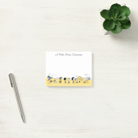 Peanuts | Dag aan het strand Post-it® Notes (Kantoor)