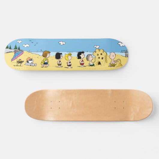 Peanuts | Dag aan het strand Skateboard (Horizontaal)