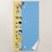 Peanuts | Dag aan het strand Strandlaken (Voorkant)