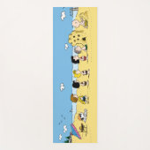 Peanuts | Dag aan het strand Yogamat (Voorkant)