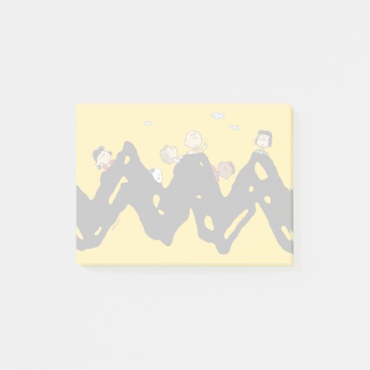 Peanuts | De bende op de Zig Zag Post-it® Notes (Voorkant)