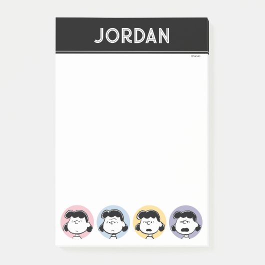 Peanuts | De gezichten van Lucy Post-it® Notes (Voorkant)