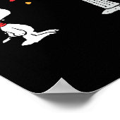 Peanuts Decorated Bird Bath  Poster (Hoek)