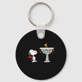 Peanuts Decorated Bird Bath  Sleutelhanger (Voorkant)