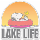 Peanuts | Drijvende binnenband Sticker (Voorkant)