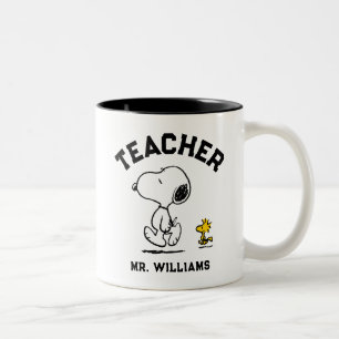 Peanuts Est. 1950 Snoopy & Woodstock Docent Tweekleurige Koffiemok