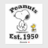 Peanuts Est. 1950 Sticker (Vel)