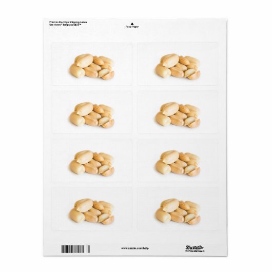 Peanuts Etiket (Full Sheet)