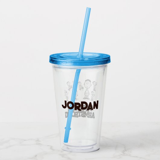 Peanuts | Franklin Armstrong Acryl Drinkbeker (Achterkant)