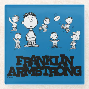 Peanuts Franklin Armstrong Glazen Onderzetter