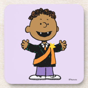 Peanuts Franklin Halloween Vampier Bier Onderzetter