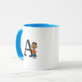 Peanuts | Franklin Monogram A Mok (Voorkant links)