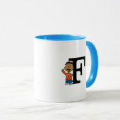 Peanuts | Franklin Monogram F Mok (Voorkant rechts)