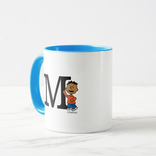 Peanuts | Franklin Monogram M Mok (Voorkant links)