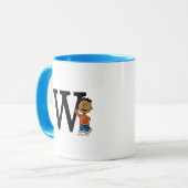 Peanuts | Franklin Monogram W Mok (Voorkant links)