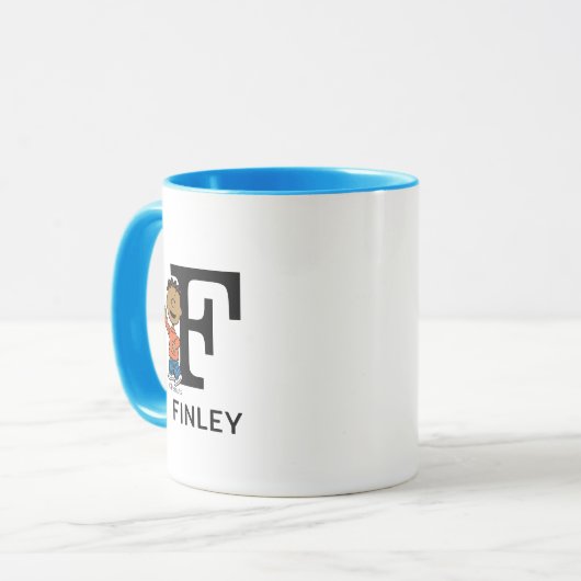 Peanuts | Franklin Naam & Monogram F Mok (Voorkant links)