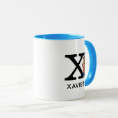 Peanuts | Franklin Naam & Monogram X Mok (Voorkant rechts)