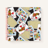 Peanuts Gang Card Deck Pattern Notitieboek (Voorkant)