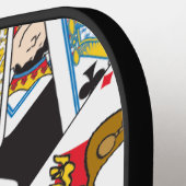 Peanuts Gang Card Deck Pattern Pickleball Paddle (Links Detail)