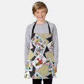 Peanuts Gang Card Deck Pattern Schort (Gedragen)